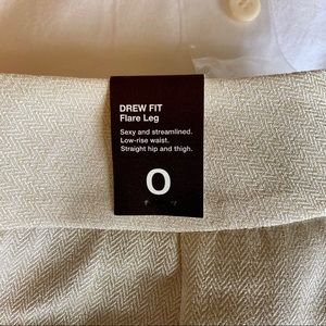 NWT The Limited Drew Pants- Size 0, Cream